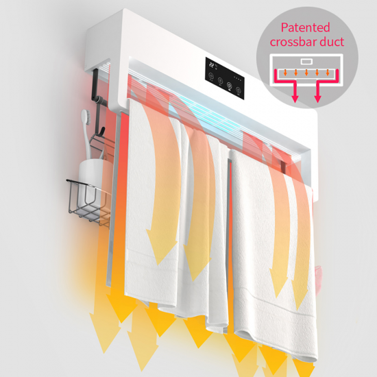 220V 210W White Waterproof Smart Towels Dryer Electric Towel Rack Body Induction UV Sterilization Disinfection Dryer Household Constant Temperature Air Drying Machine Decorations 220V 210W White Waterproof Smart Towels Dryer Electric Towel Rack Body Induction UV Sterilization Disinfection Dryer Household Constant Temperature Air Drying Machine Decorations