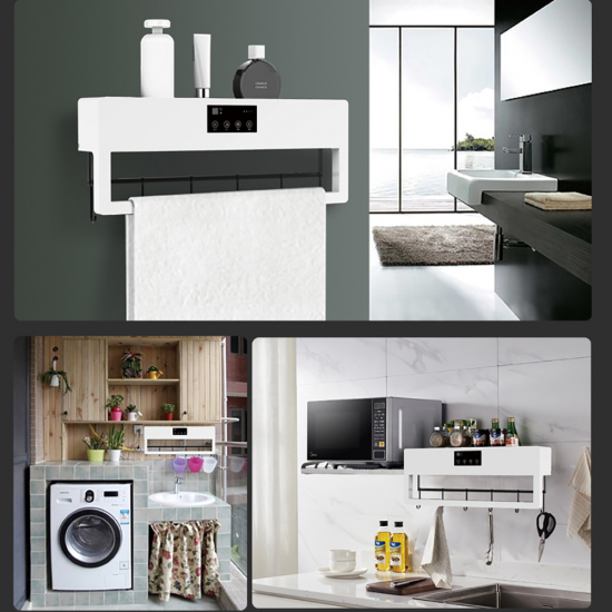 220V 210W White Waterproof Smart Towels Dryer Electric Towel Rack Body Induction UV Sterilization Disinfection Dryer Household Constant Temperature Air Drying Machine Decorations 220V 210W White Waterproof Smart Towels Dryer Electric Towel Rack Body Induction UV Sterilization Disinfection Dryer Household Constant Temperature Air Drying Machine Decorations