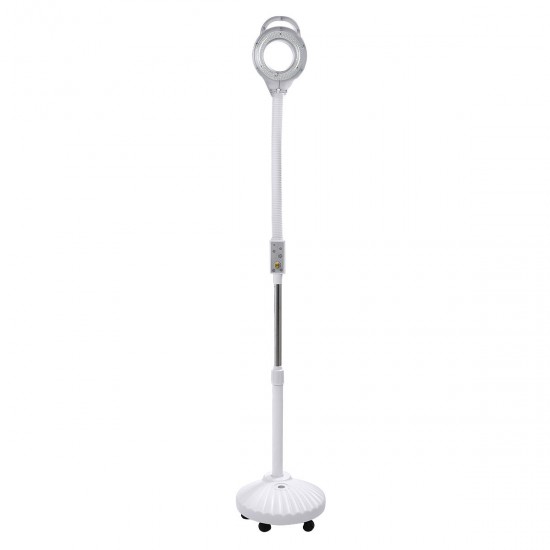 220V 24W Magnifying Floor Lamp Beauty Light Pro 8x Diopter LED Glass Len Facial Light Beauty Machine