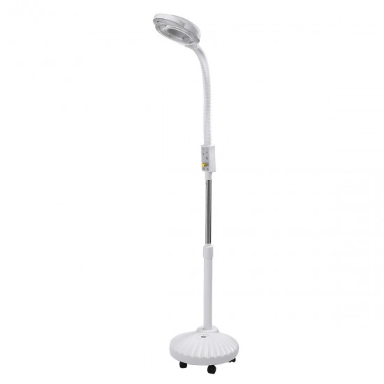 220V 24W Magnifying Floor Lamp Beauty Light Pro 8x Diopter LED Glass Len Facial Light Beauty Machine