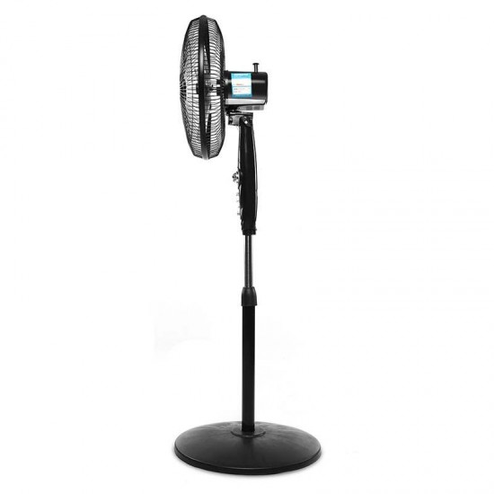 220V 50Hz 55W Floor Stand Pedestal Fan Household Electric Fan Head Shaking Dormitory Fan