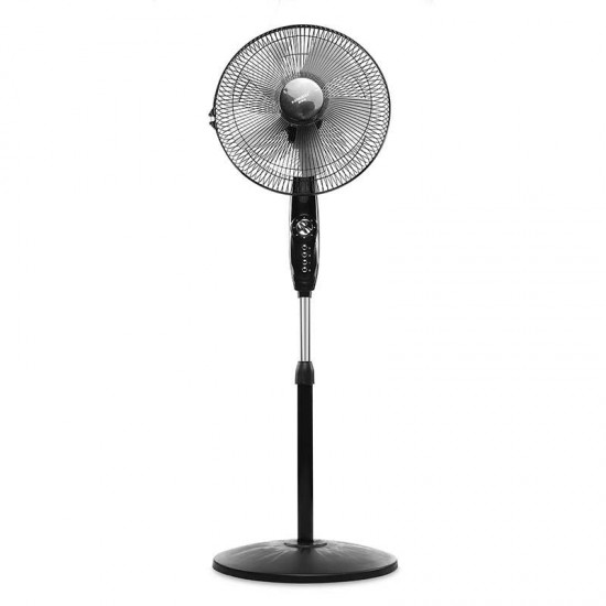 220V 50Hz 55W Floor Stand Pedestal Fan Household Electric Fan Head Shaking Dormitory Fan