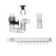 220V Aquarium External Canister Filter Fish Water Tank Air Pump Sponge Pond 800L/H 220V Aquarium External Canister Filter Fish Water Tank Air Pump Sponge Pond 800L/H