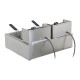 220V Deep Fryer Twin Frying Basket Chip Cooker Chef Electric Commercial Electric Fryer Pan Kitchen Appliances 220V Deep Fryer Twin Frying Basket Chip Cooker Chef Electric Commercial Electric Fryer Pan Kitchen Appliances