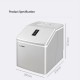 220V Mini Automatic Electric Ice Making Machine Portable Round Block Ice Cube Maker Small Bar Coffee Shop from