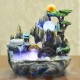 220V Mystical Peaceful Indoor Table Bench Top Water Feature Fountain Ornament Decorations