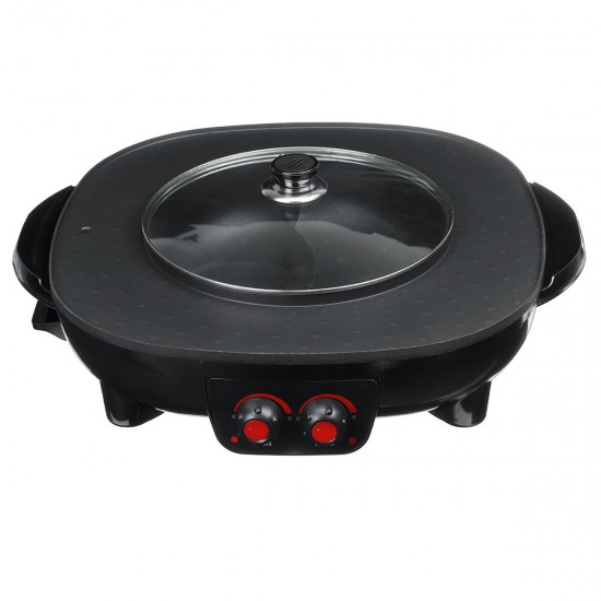 220v 2100W Electric Barbecue Hotpot Oven Grill Smokeless Hotpot Machine BBQ Oven 220v 2100W Electric Barbecue Hotpot Oven Grill Smokeless Hotpot Machine BBQ Oven