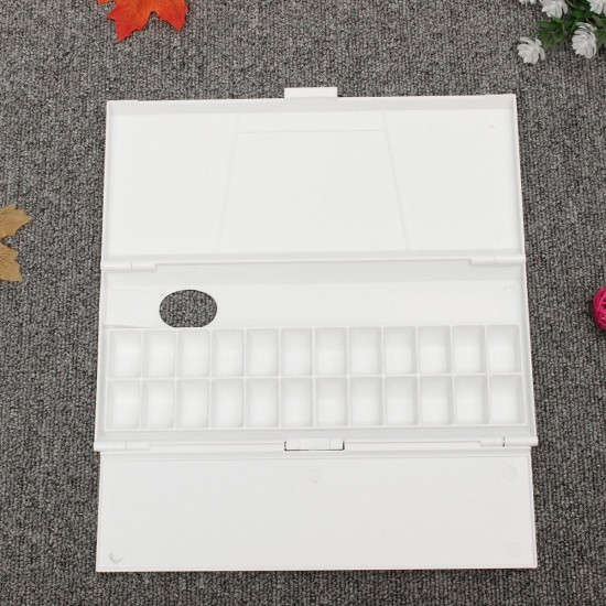 24 Grid Large Art Painting Paint Tray Artist Oil Watercolor Plastic Palette Paint Rack 24 Grid Large Art Painting Paint Tray Artist Oil Watercolor Plastic Palette Paint Rack