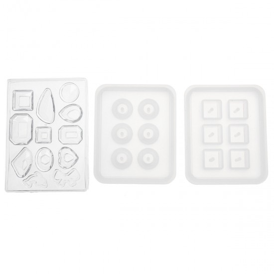 248PCS Silicone Earring Pendant Mold Necklace Jewelry Resin Mould Casting Craft