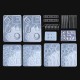 248Pcs Resin Casting Molds Jewelry Making Silicone Mould Metal Pendant Craft Kit 248Pcs Resin Casting Molds Jewelry Making Silicone Mould Metal Pendant Craft Kit