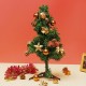 24PCS Gold Glitter Balls Christmas Baubles XMAS Tree Hanging Ornament Decorations