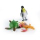 24PCS Plastic Ocean Animals Figure Sea Dolphin Turtle Creatures Model Toys Gift