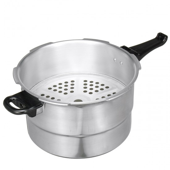 24cm Aluminum Pressure Cooker Pot Fast Cooking Kitchen Large Capacity