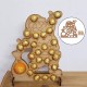 25 Holes Wooden Christmas Advent Calendar Chocolates Box Xmas Gift Case Decorations