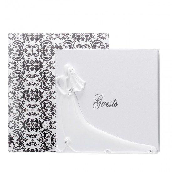 25 x 20cm Wedding Guest Book Decor Supplies Wedding Party Signature Book Elegant Bride Bridegroom Butterfly Resin 25 x 20cm Wedding Guest Book Decor Supplies Wedding Party Signature Book Elegant Bride Bridegroom Butterfly Resin