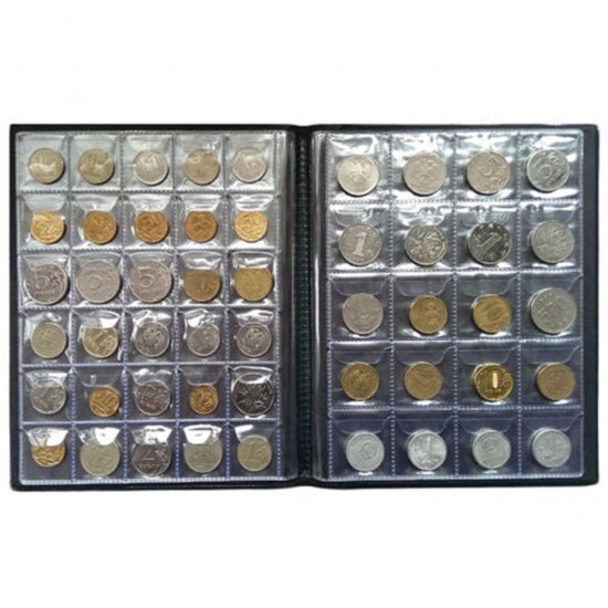 250 Coin Holder Collection Storage Collecting Money Penny Pockets Album Book Decor Gifts