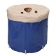 250L Folding Portable Bathtub PVC Water Tub Intdoor Room Adult Spa Bath Blue 250L Folding Portable Bathtub PVC Water Tub Intdoor Room Adult Spa Bath Blue