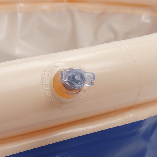 250L Folding Portable Bathtub PVC Water Tub Intdoor Room Adult Spa Bath Blue 250L Folding Portable Bathtub PVC Water Tub Intdoor Room Adult Spa Bath Blue
