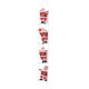 25cm Christmas Gift Pendant Merry Christmas Decoration Santa Claus Climbing On Rope Tree X-mas Ladder Toy Doll