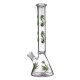 25cm Green Water Glass Pipe Straw Bottle Glassware Shisha
