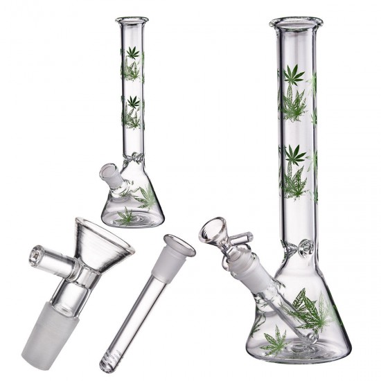 25cm Green Water Glass Pipe Straw Bottle Glassware Shisha 25cm Green Water Glass Pipe Straw Bottle Glassware Shisha
