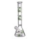 25cm Green Water Glass Pipe Straw Bottle Glassware Shisha
