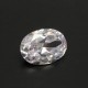 25mmx18mm Artificial Zircon Round Cut Stunning White Sapphire Gemstone Decorations