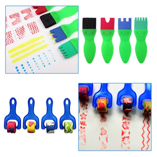 27Pcs Drawing Stamp Painting Pen Sponge Brushes Storage Bag Set Children Toys Gift 27Pcs Drawing Stamp Painting Pen Sponge Brushes Storage Bag Set Children Toys Gift