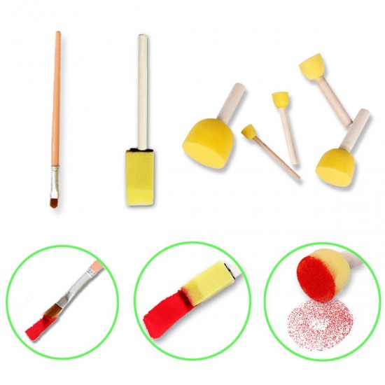 27Pcs Drawing Stamp Painting Pen Sponge Brushes Storage Bag Set Children Toys Gift 27Pcs Drawing Stamp Painting Pen Sponge Brushes Storage Bag Set Children Toys Gift