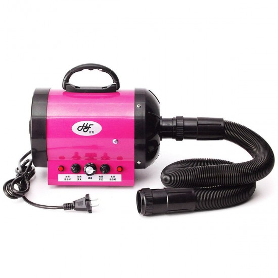 2800W Dog Pet Grooming Dryer Hair Dryer Removable Pet Hairdryer With 3 Nozzle