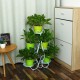 28.3 x 23inch 5 Tier Metal Plant Stand Flower Pot Holder Shelf Rack Garden Home