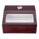 28X22.5X9.5cm Humidor Storage Box Cabinet Humidifier Display Box