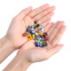 28g 90 COE Fusible Glass Beads Rainbow Mix Handmade Millefiori for Mosaic Decorations 28g 90 COE Fusible Glass Beads Rainbow Mix Handmade Millefiori for Mosaic Decorations