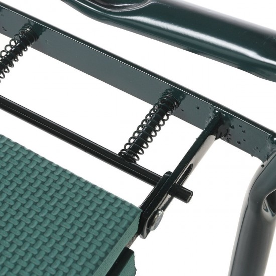 2IN1 Garden Kneeler Seat Kneeling Bench EVA Soft Pad Stool W/ Outdoor Pouch 2IN1 Garden Kneeler Seat Kneeling Bench EVA Soft Pad Stool W/ Outdoor Pouch