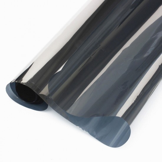 2M 20% Solar Reflective Window Film Paper One Way Mirror Silver Stickers