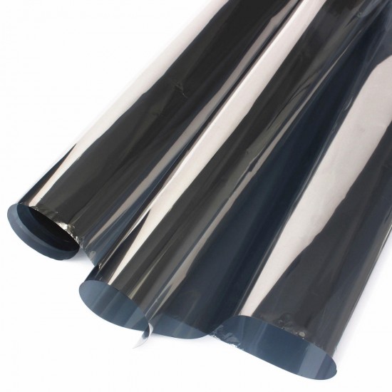 2M 20% Solar Reflective Window Film Paper One Way Mirror Silver Stickers 2M 20% Solar Reflective Window Film Paper One Way Mirror Silver Stickers