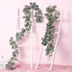 2M Artificial Plants Greenery Garland Faux Silk Vines Wreath Wedding Wall Leaves Decor Supplies