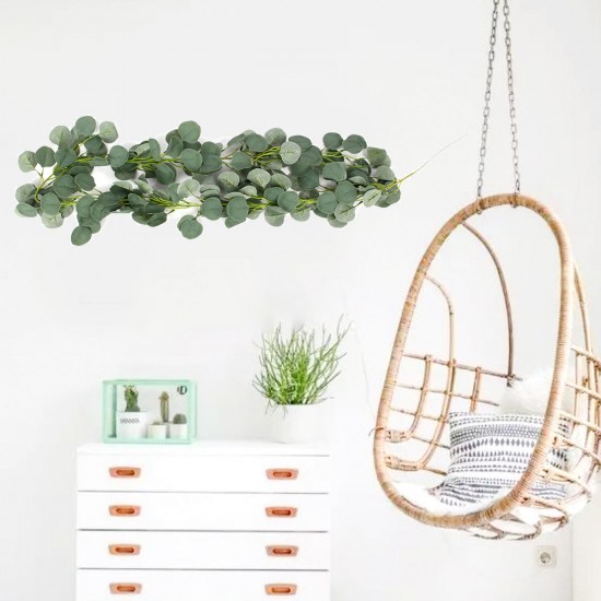 2M Artificial Plants Greenery Garland Faux Silk Vines Wreath Wedding Wall Leaves Decor Supplies 2M Artificial Plants Greenery Garland Faux Silk Vines Wreath Wedding Wall Leaves Decor Supplies