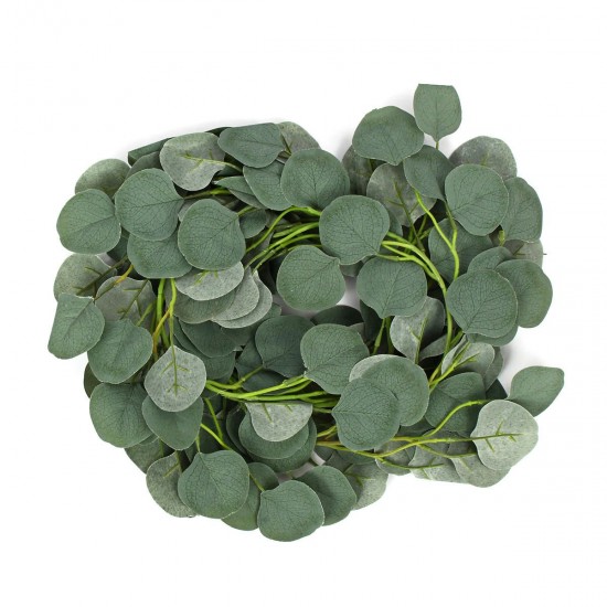 2M Artificial Plants Greenery Garland Faux Silk Vines Wreath Wedding Wall Leaves Decor Supplies 2M Artificial Plants Greenery Garland Faux Silk Vines Wreath Wedding Wall Leaves Decor Supplies