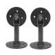 2PCS Steampunk Industrial Steel Pipes Fittings scaffold board shelf brackets 2PCS Steampunk Industrial Steel Pipes Fittings scaffold board shelf brackets