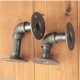 2Pcs 3/4 Inch Iron Shelf Support Flange Industrial Pipe Bracket 13x16cm 2Pcs 3/4 Inch Iron Shelf Support Flange Industrial Pipe Bracket 13x16cm