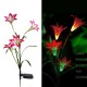 2Pcs 4LED Solar Light Flower Outdoor Garden LED Light 2Pcs 4LED Solar Light Flower Outdoor Garden LED Light