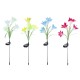 2Pcs 4LED Solar Light Flower Outdoor Garden LED Light 2Pcs 4LED Solar Light Flower Outdoor Garden LED Light
