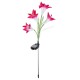 2Pcs 4LED Solar Light Flower Outdoor Garden LED Light 2Pcs 4LED Solar Light Flower Outdoor Garden LED Light