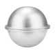2Pcs 8cm Aluminum Bath Molds Sphere Round Ball Mould DIY Handmade Crafts 2Pcs 8cm Aluminum Bath Molds Sphere Round Ball Mould DIY Handmade Crafts