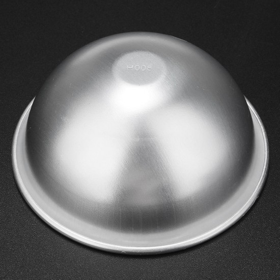 2Pcs 8cm Aluminum Bath Molds Sphere Round Ball Mould DIY Handmade Crafts 2Pcs 8cm Aluminum Bath Molds Sphere Round Ball Mould DIY Handmade Crafts