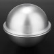 2Pcs 8cm Aluminum Bath Molds Sphere Round Ball Mould DIY Handmade Crafts 2Pcs 8cm Aluminum Bath Molds Sphere Round Ball Mould DIY Handmade Crafts