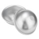 2Pcs 8cm Aluminum Bath Molds Sphere Round Ball Mould DIY Handmade Crafts 2Pcs 8cm Aluminum Bath Molds Sphere Round Ball Mould DIY Handmade Crafts
