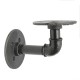 2Pcs Industrial Pipe Shelf Brackets Bookcases Holder Shelving Storage Rustic Decoration 2Pcs Industrial Pipe Shelf Brackets Bookcases Holder Shelving Storage Rustic Decoration