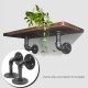 2Pcs Industrial Pipe Shelf Brackets Bookcases Holder Shelving Storage Rustic Decoration 2Pcs Industrial Pipe Shelf Brackets Bookcases Holder Shelving Storage Rustic Decoration